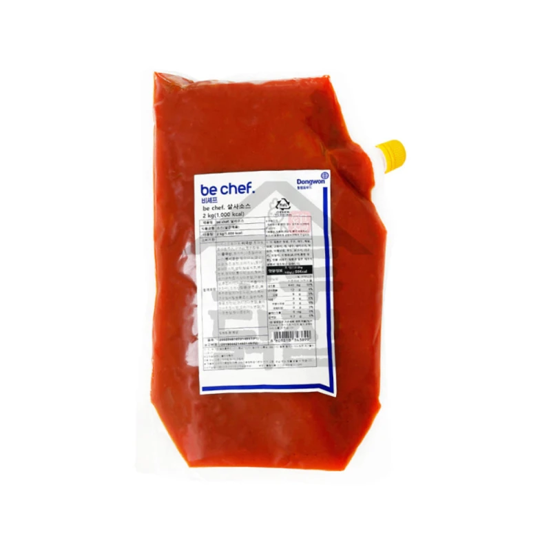 동원 홈푸드 비셰프 살사소스 2kg 타코 토마토 나쵸소스