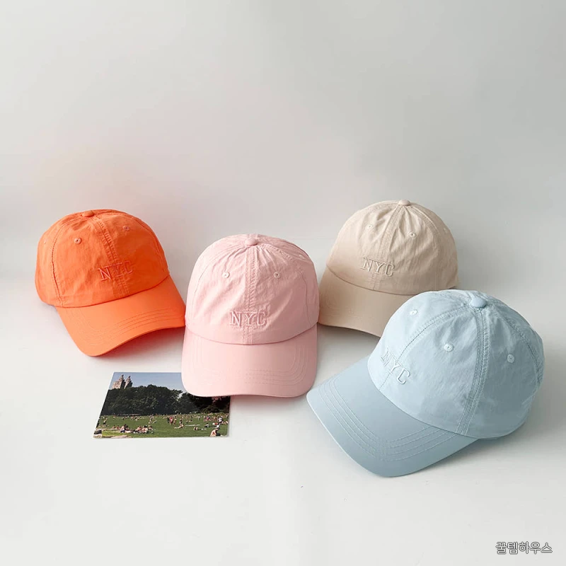 자수 바수락 나일론 무지 면 볼캡 여자 남자 볼캡 상세 이미지 2