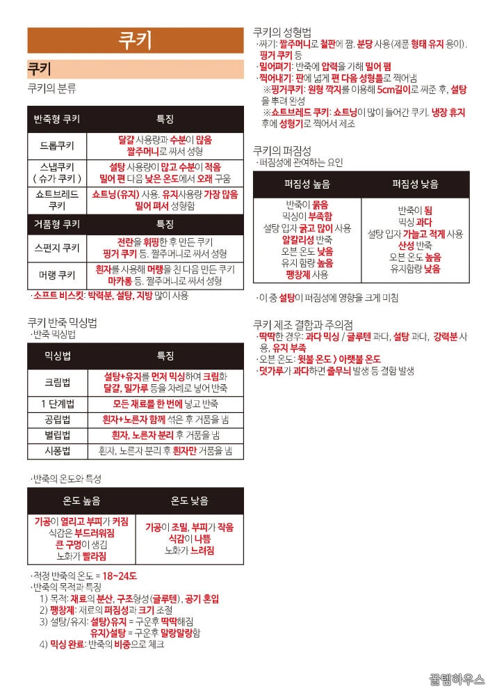 [한방에 제과제빵기능사 끝내기] 제과제빵기능사 필기 핵심 요약노트 pdf 메일발송 상세 이미지 9