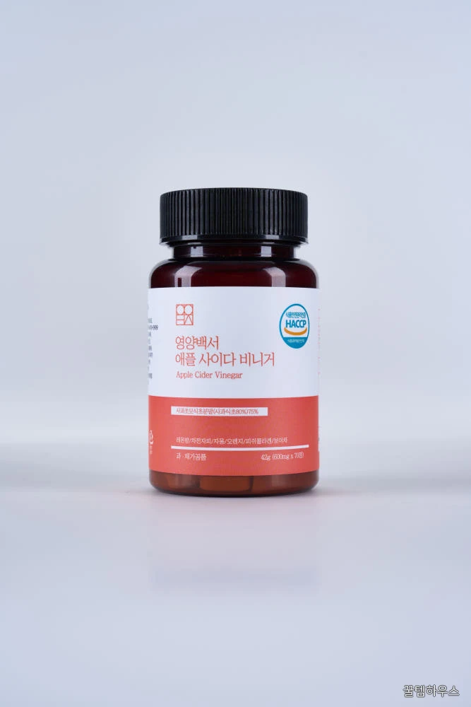 애사비 알약 80% 캡슐 사과초모식초 애플사이다비니거 600mg x 70정 상세 이미지 4