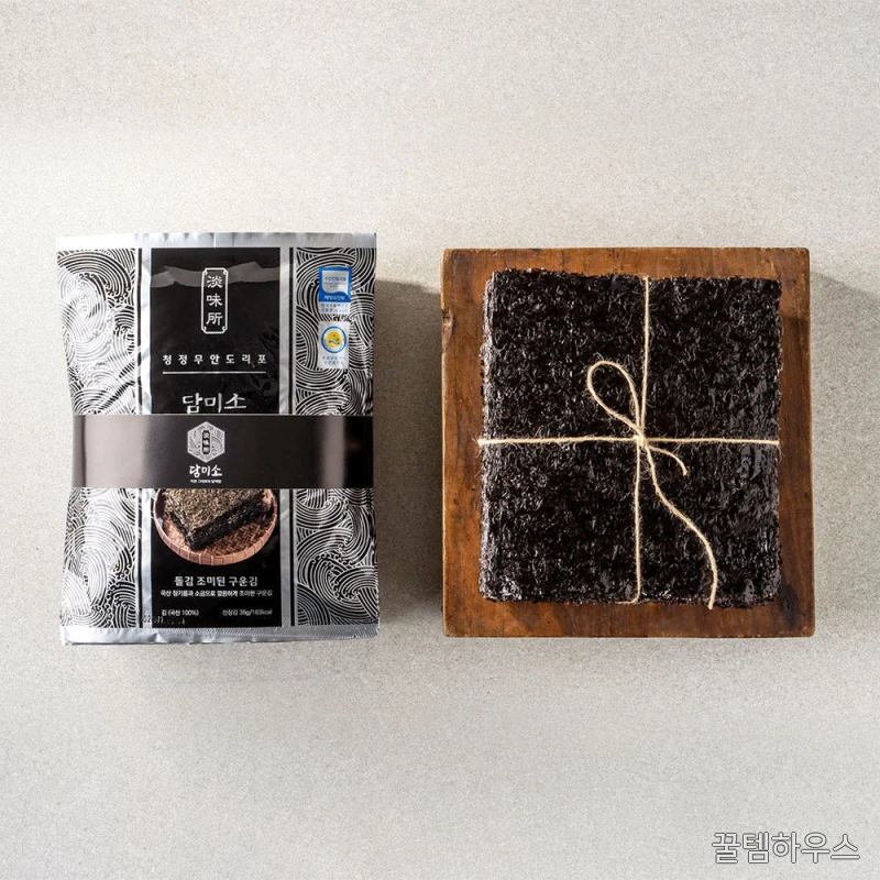 돌김 조미된 구운김 한속/ 전장김10봉,100장/ 전남 무안 도리포 지주식 곱창김 상세 이미지 3