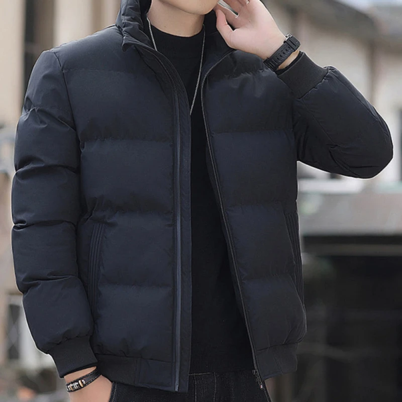 가벼운 남자겨울패딩 편안한 숏 남성 패딩자켓 겨울점퍼 블랙