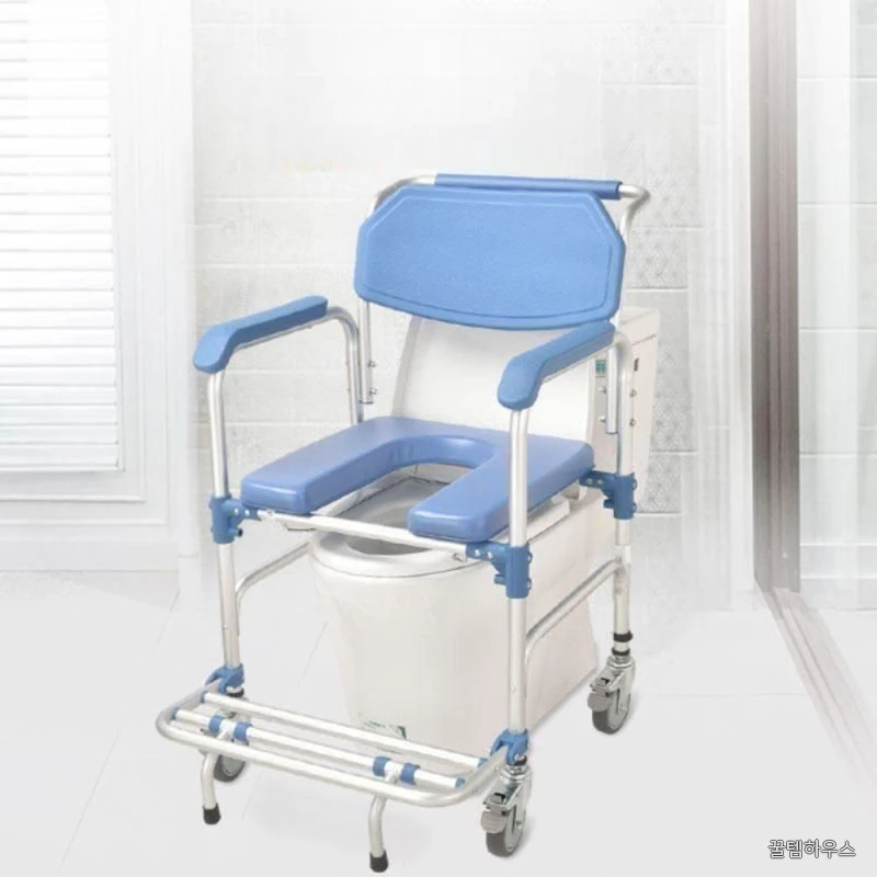환자 샤워 목욕 접이식 등받이 깁스 샤워체어 노약자 화장실 목욕카 상세 이미지 2