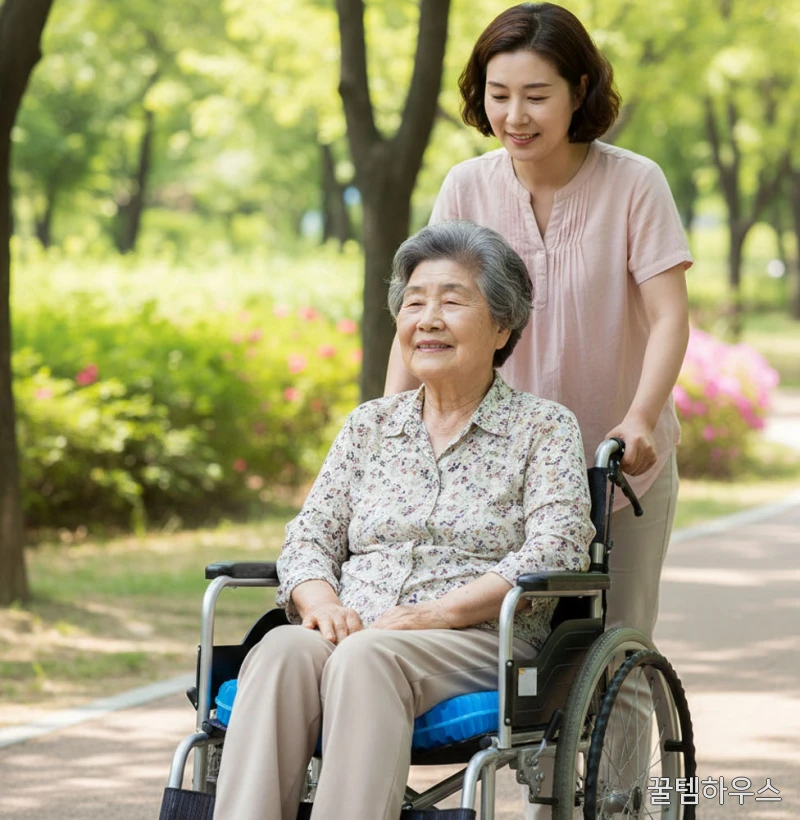 욕창방지매트 휠체어방석 꼬리뼈 상세 이미지 2