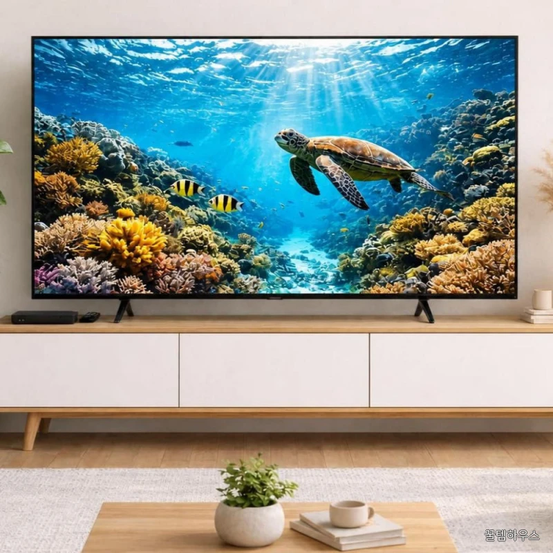 야호~ 55인치(138.7cm) 크리스탈 UHD 4K 스마트 TV 2026 유튜브 상세 이미지 2