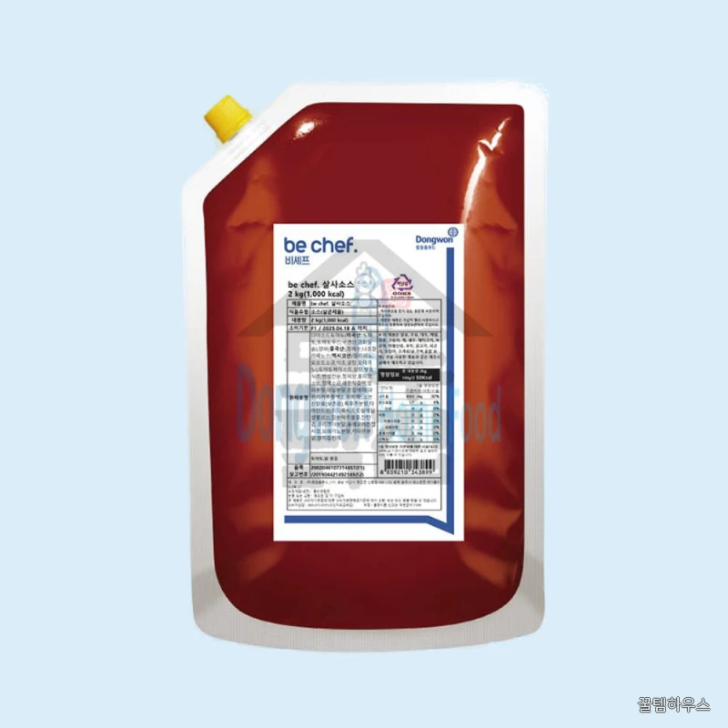 동원 홈푸드 비셰프 살사소스 2kg 타코 토마토 나쵸소스 상세 이미지 2