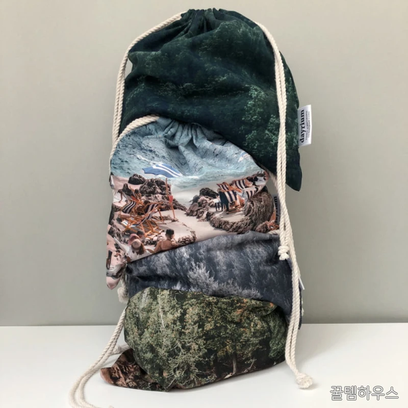 데이리움 빅빅이 스트링 파우치 XL 4종 택1 상세 이미지 4