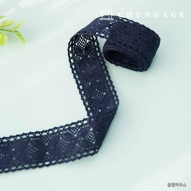면 레이스원단 리본 망사 쉬폰 토숀 레이스천 TS-002 90cm 상세 이미지 10