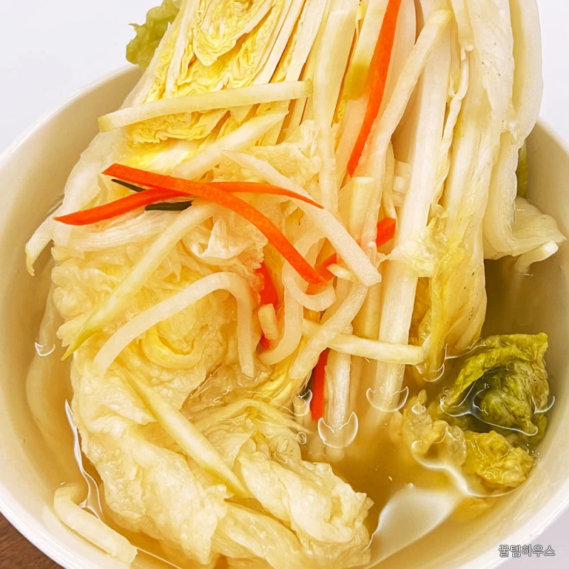 국내산 맑은 국물 백김치 물김치 4kg, 1개 상세 이미지 3