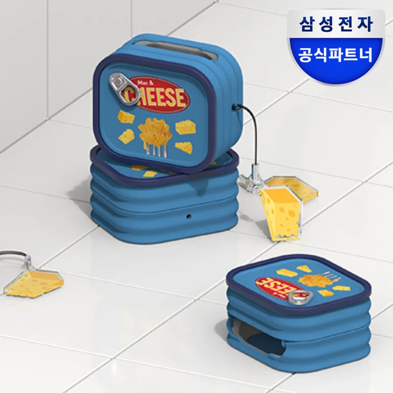 맥앤치즈 통조림 버즈 케이스