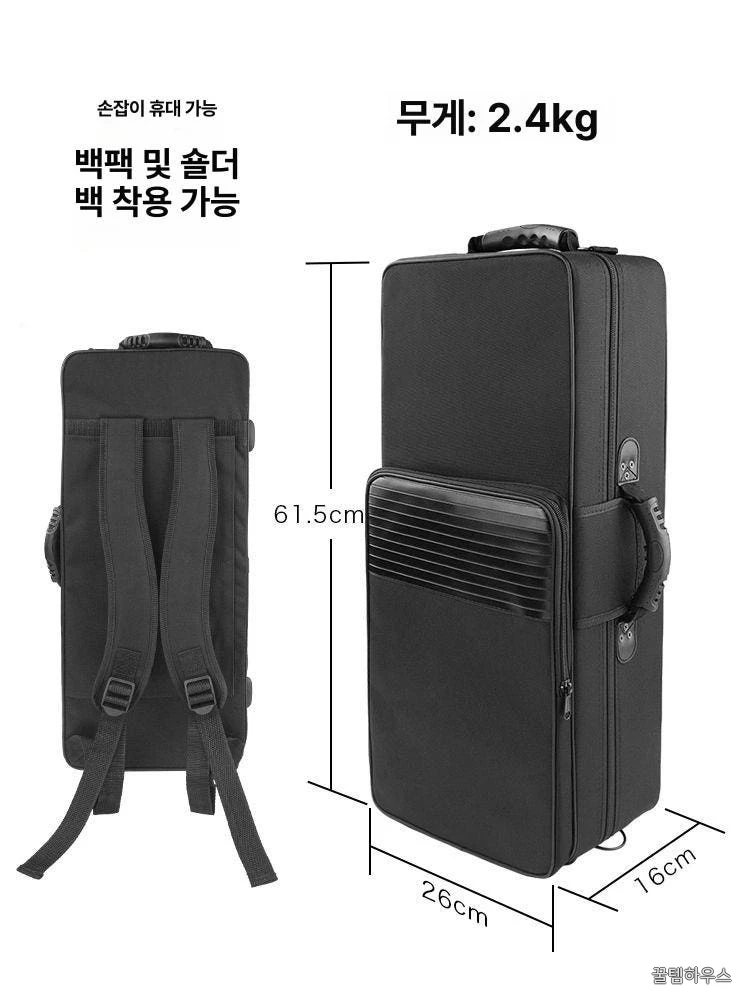 백팩 색소폰케이스 충격방지 악기보관 커버 배낭 색소폰가방 여행용 숄더 캐리어 상세 이미지 5