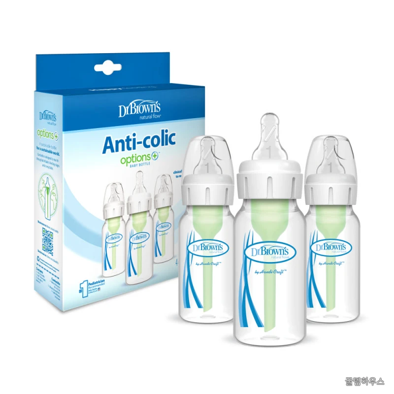 PP 젖병 내로우넥 120ml 3P, 1단계 꼭지 포함 상세 이미지 3