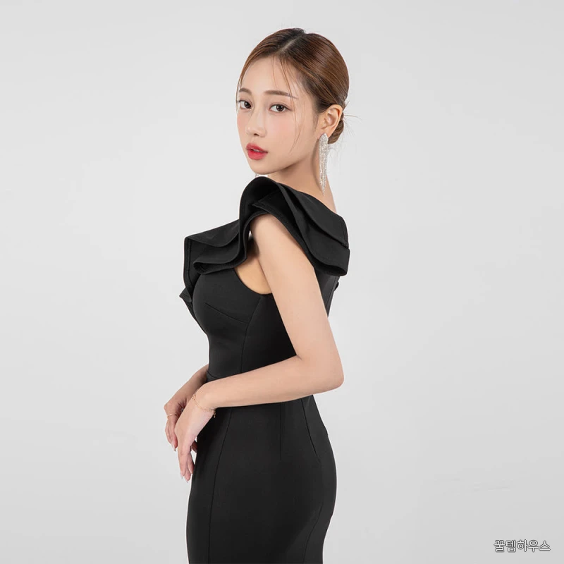 루나 오프숄더 파티드레스 LDP92 결혼식2부 피로연 웨딩촬영 드레스 상세 이미지 6