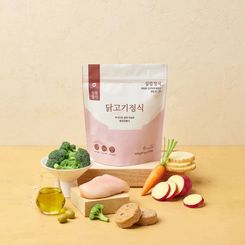 집밥정식 닭고기정식 강아지 화식 1팩 250g