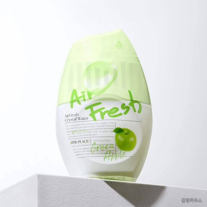 에어후레쉬 크리스탈워터 그린애플 400ml 상세 이미지 3