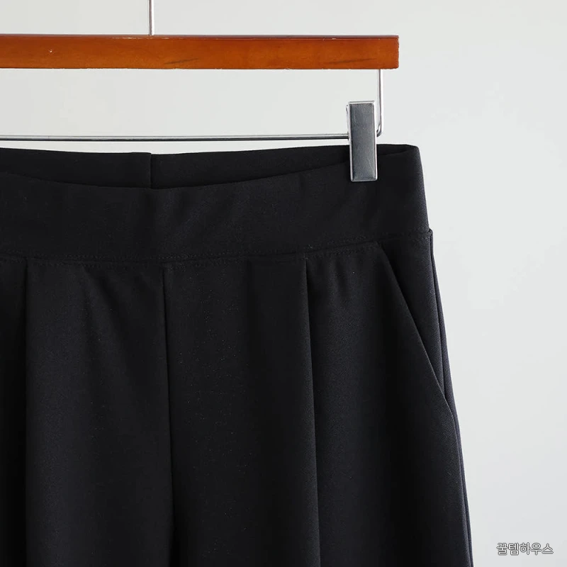 굿스판 핀턱 와이드 스판 롱 팬츠 상세 이미지 4