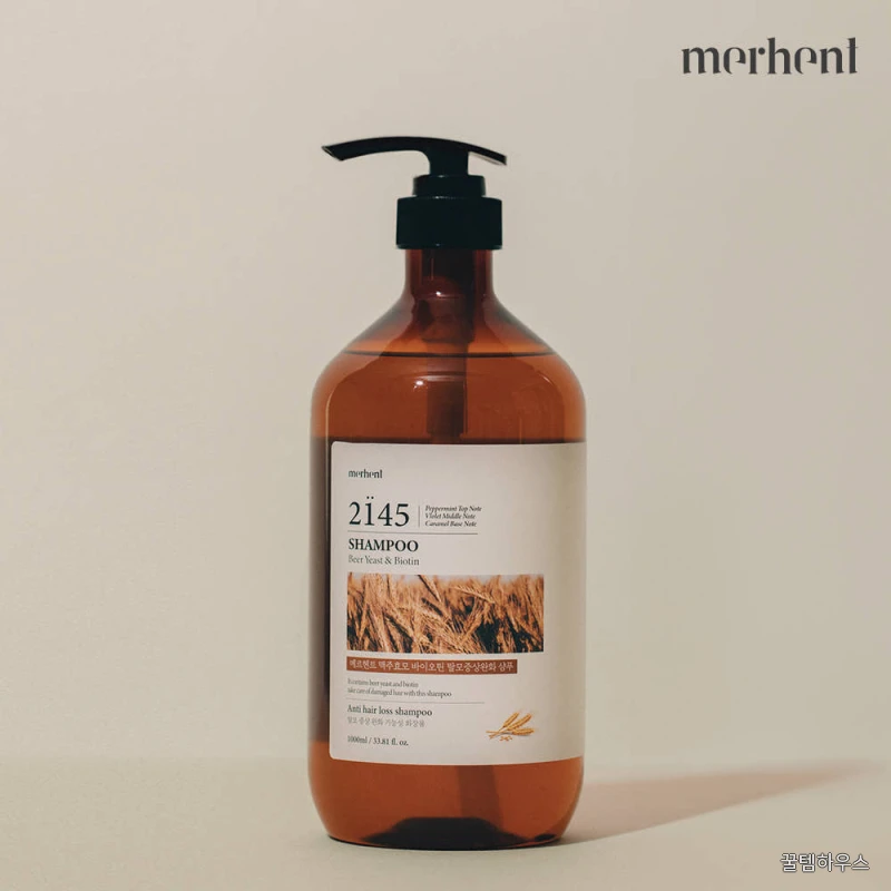 1+1 맥주효모 탈모 샴푸 1000ml 비오틴 두피 탈모증상완화 약산성 남자 여자 상세 이미지 3