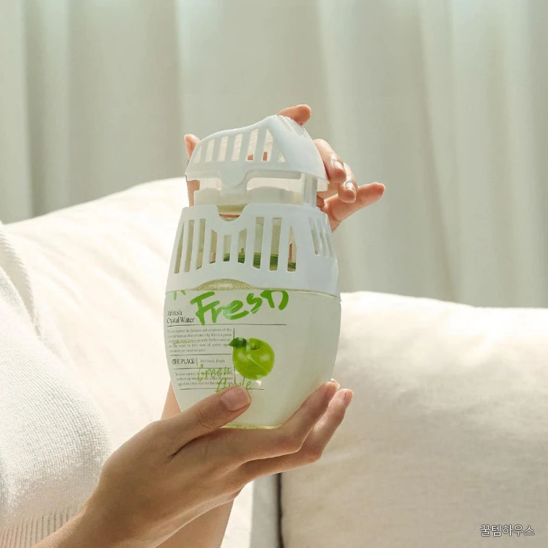 에어후레쉬 크리스탈워터 그린애플 400ml 상세 이미지 2