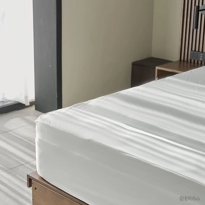 호텔식 매트리스 방수 커버 화이트, LK 라지킹 (180x210x48) 상세 이미지 9