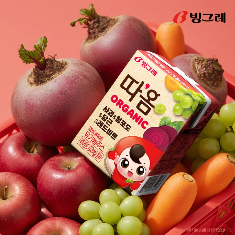 빙그레 따옴 오가닉 주스