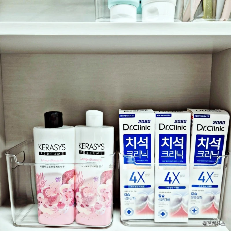 투명 냉장고 도어포켓 정리함 소스정리 4도어 상세 이미지 3
