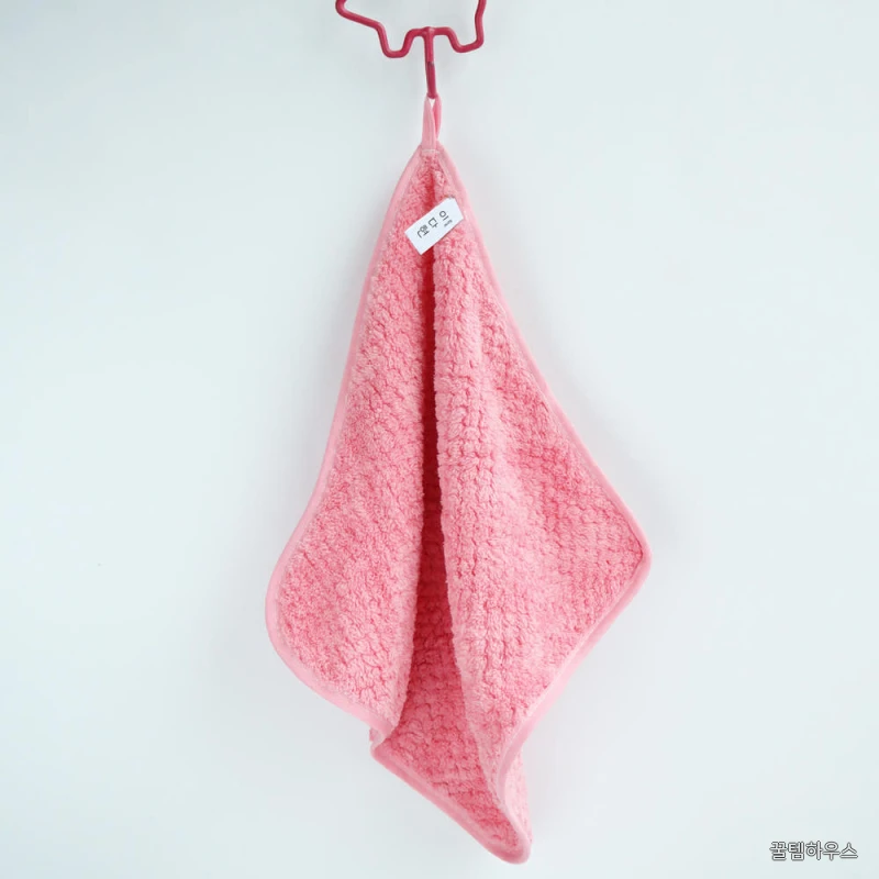 고리 수건 곰 타올(소) 30x30 어린이집 생일 답례품 귀욤체크 상세 이미지 4