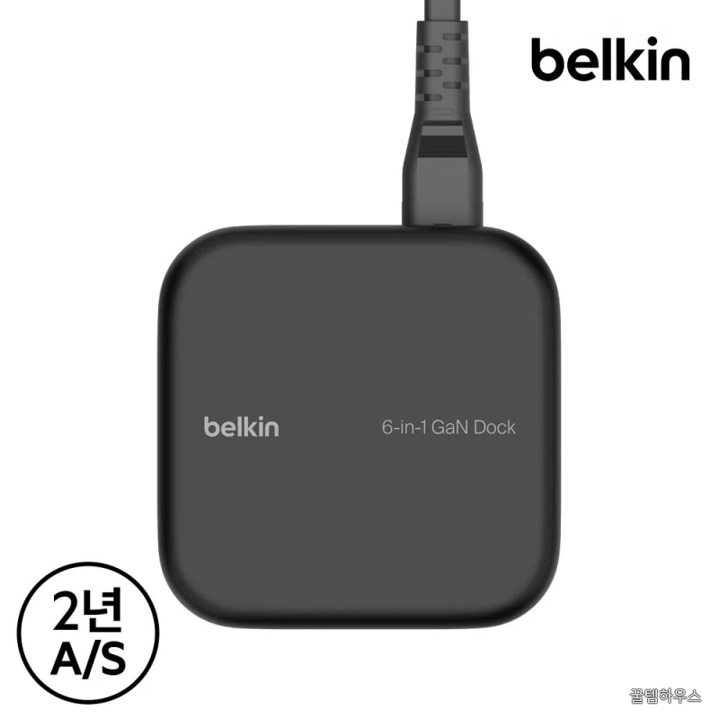 6in1 코어 GaN 독 130W C타입 멀티허브 도킹스테이션 4K 기가비트 이더넷 INC018 맥북 에어 M5 갤럭시북6 프로 호환 상세 이미지 6