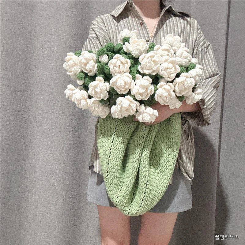 핑크 꽃다발 장미 56송이 로즈블랭킷 가정용 여자친구 커플 프리미엄 선물용 상세 이미지 2