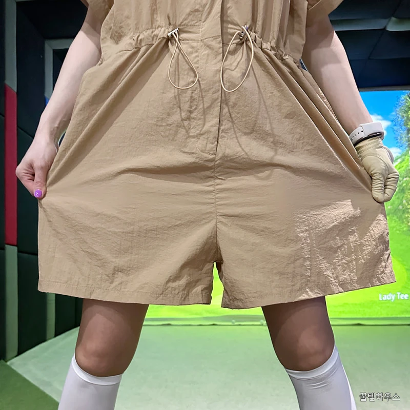 반팔점프수트 반바지점프수트 상세 이미지 10