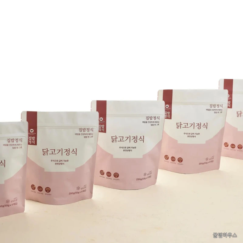 집밥정식 닭고기정식 강아지 화식 1팩 250g 상세 이미지 4