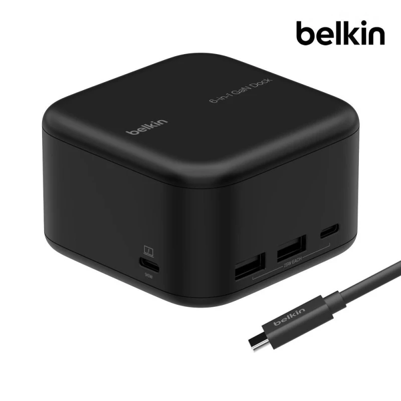 벨킨 6in1 GaN 독 130W