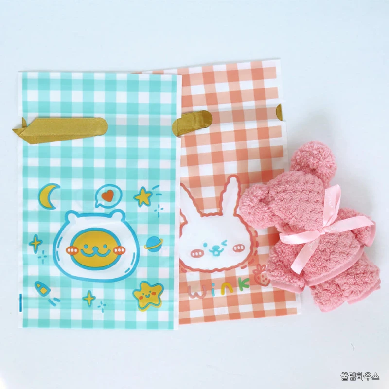 고리 수건 곰 타올(소) 30x30 어린이집 생일 답례품 귀욤체크 상세 이미지 6