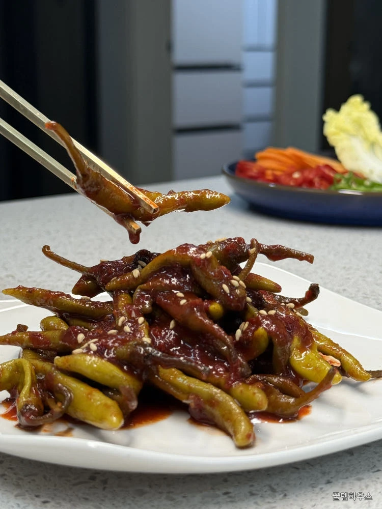 부전시장 수제반찬 젓갈고추 장아찌 상세 이미지 2