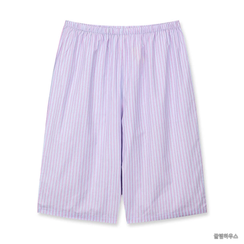 7부 순면 남성 잠옷 파자마 바지 상세 이미지 2