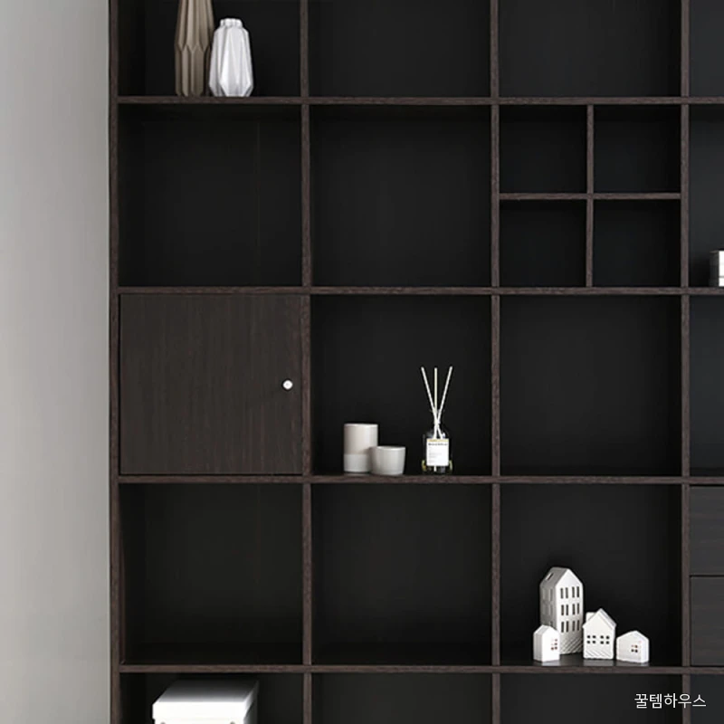 인서트분리선반 370x285x370mm, 2단, 블랙브라운 8069.8878 상세 이미지 5