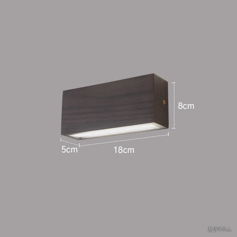 LED 벽등 벽조명 로니스 1등 8W 베란다 계단 복도 거실 실내 인테리어 조명 상세 이미지 5