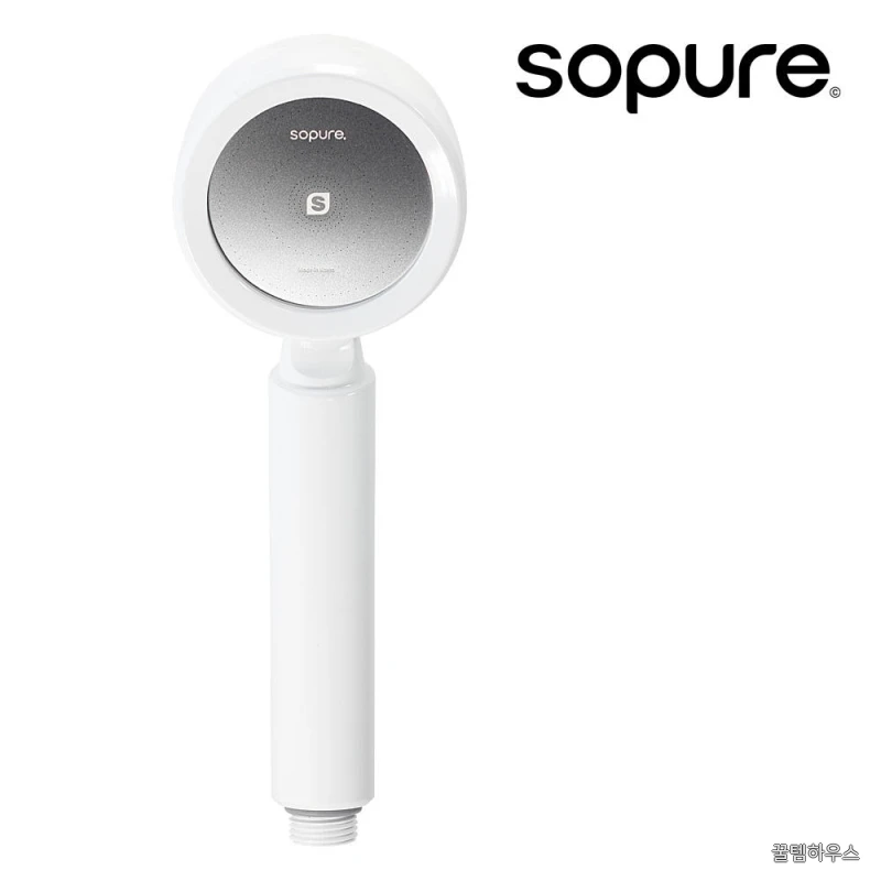 소퓨어 샤워기 헤드 스트롱8 화이트 굵은물줄기 수압상승 국산 STRONG8 WP 상세 이미지 3