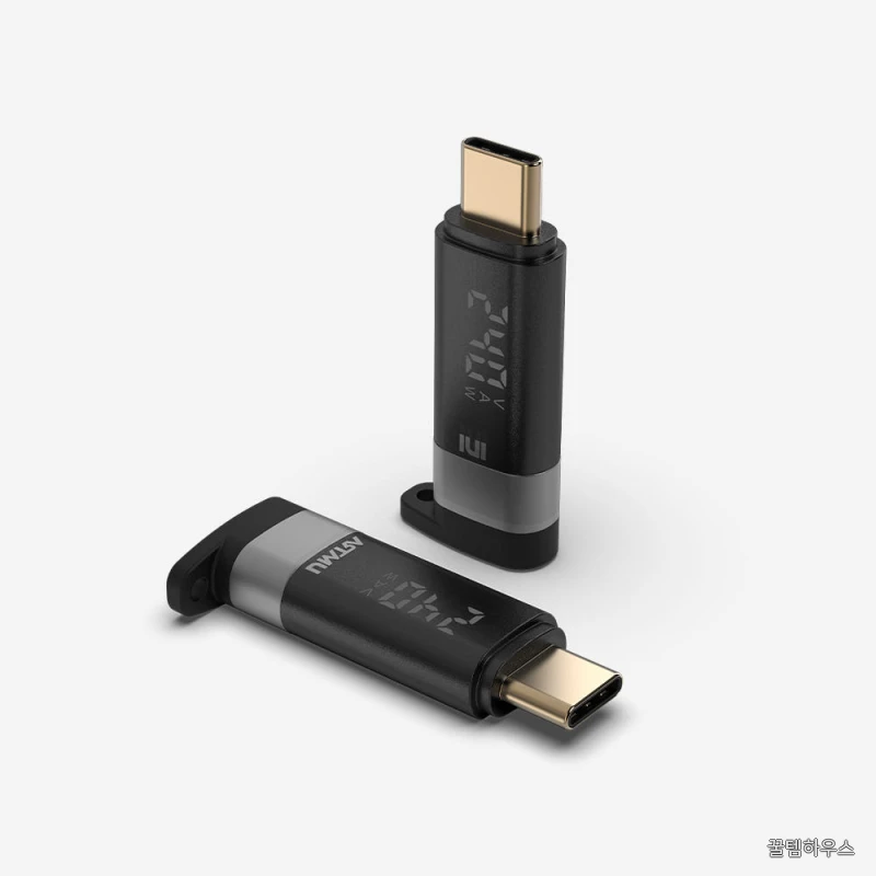 USB4 C타입 100W 240W 5A 듀얼 LED 디스플레이 젠더 상세 이미지 3