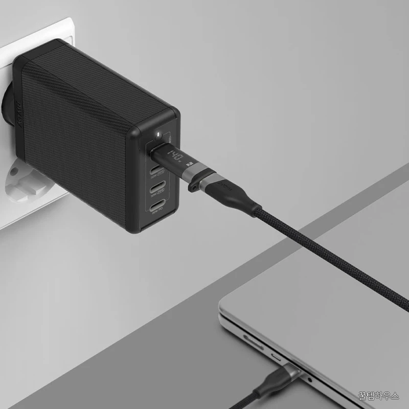 USB4 C타입 100W 240W 5A 듀얼 LED 디스플레이 젠더 상세 이미지 5
