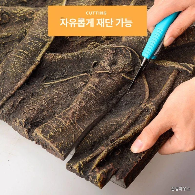 도마뱀 백스크린 사육장 내추럴 우드 나뭇가지 뿌리 입체형 디자인 파충류 양서류 거북이 뱀 07 상세 이미지 4