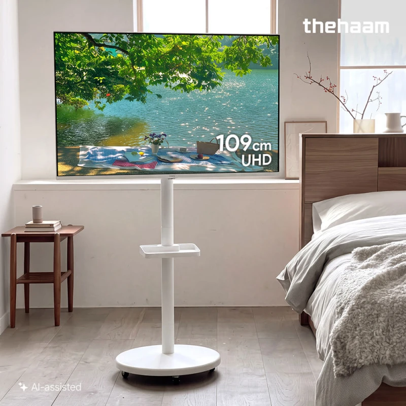 더함 이동형 삼탠바이미 스마트 구글 5.0 티비 109cm(43인치), UHD 라이트, 직접설치