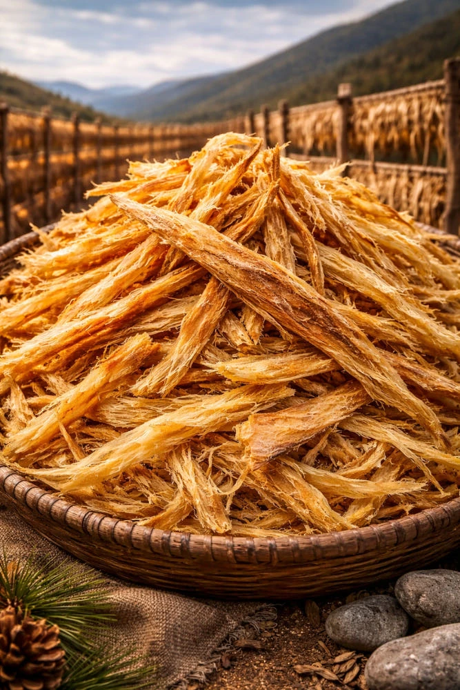 강원도 용대리 겨우내 자연건조 황태채 (단단하지만 깊은맛) 1kg, 5개
