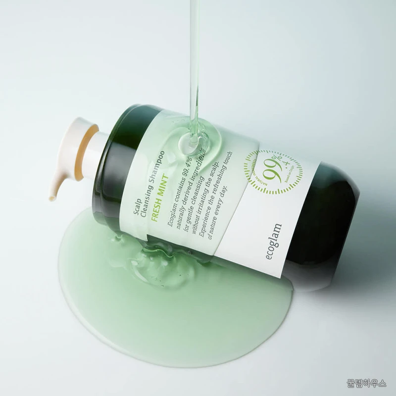 에코글램 스칼프 두피 클렌징 단백질 천연 샴푸 1000ml 프레쉬 민트,시트러스 상세 이미지 4