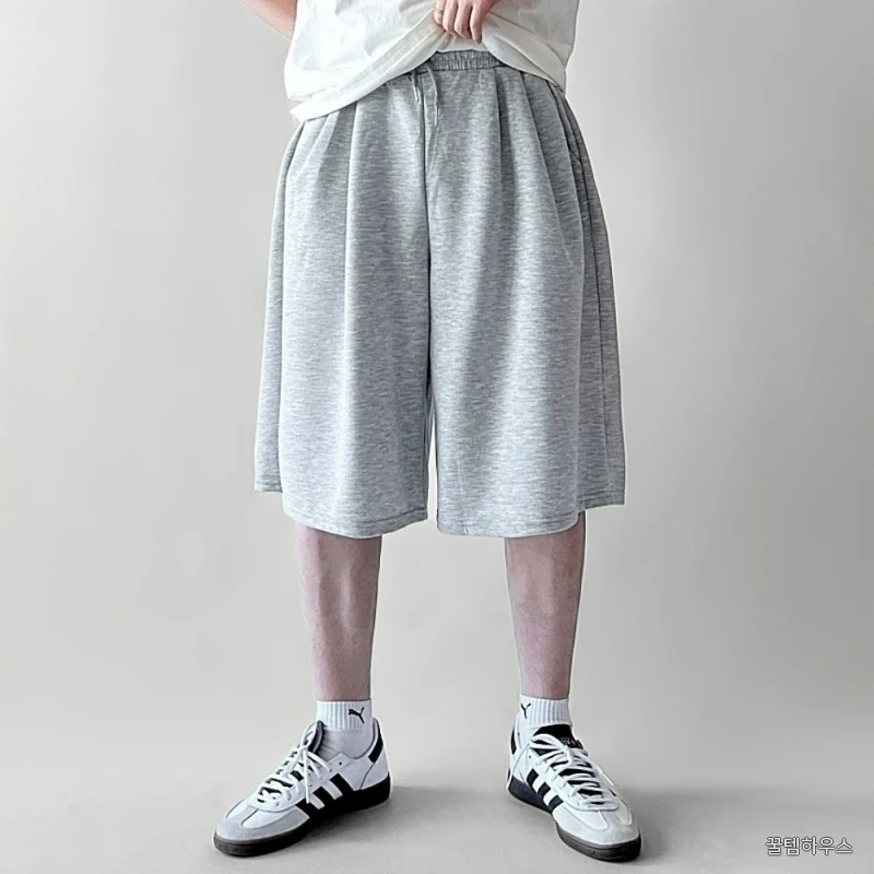1+1 남자버뮤다팬츠 남성와이드반바지 7부반바지 상세 이미지 10