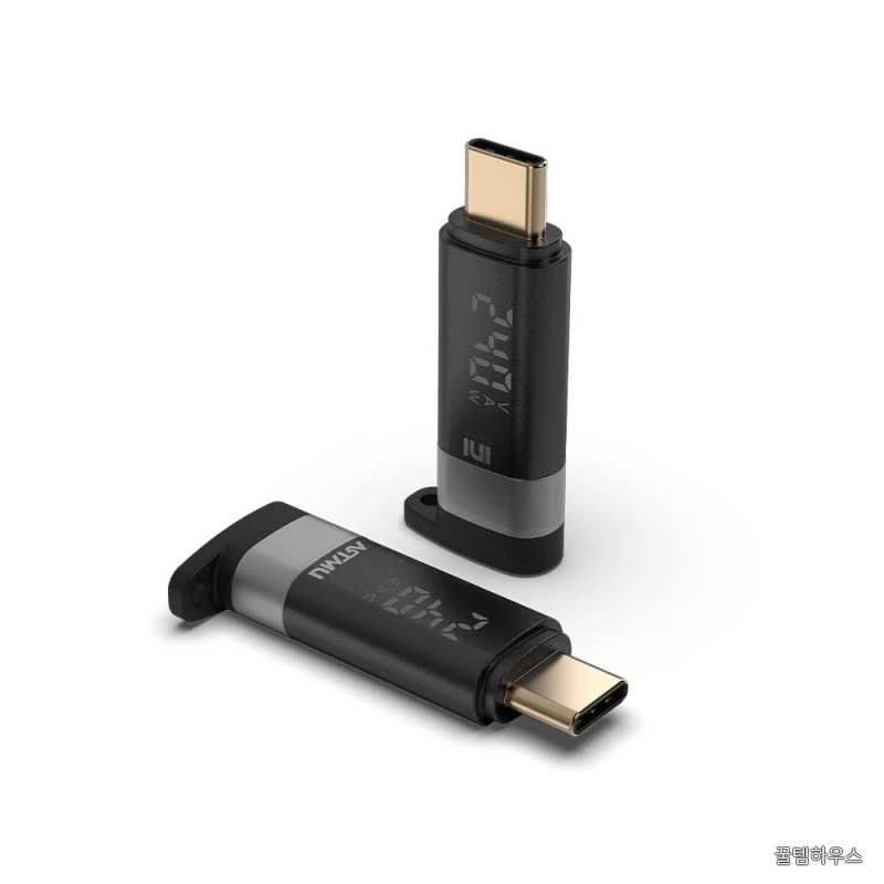 USB4 C타입 100W 240W 5A 듀얼 LED 디스플레이 젠더 상세 이미지 4
