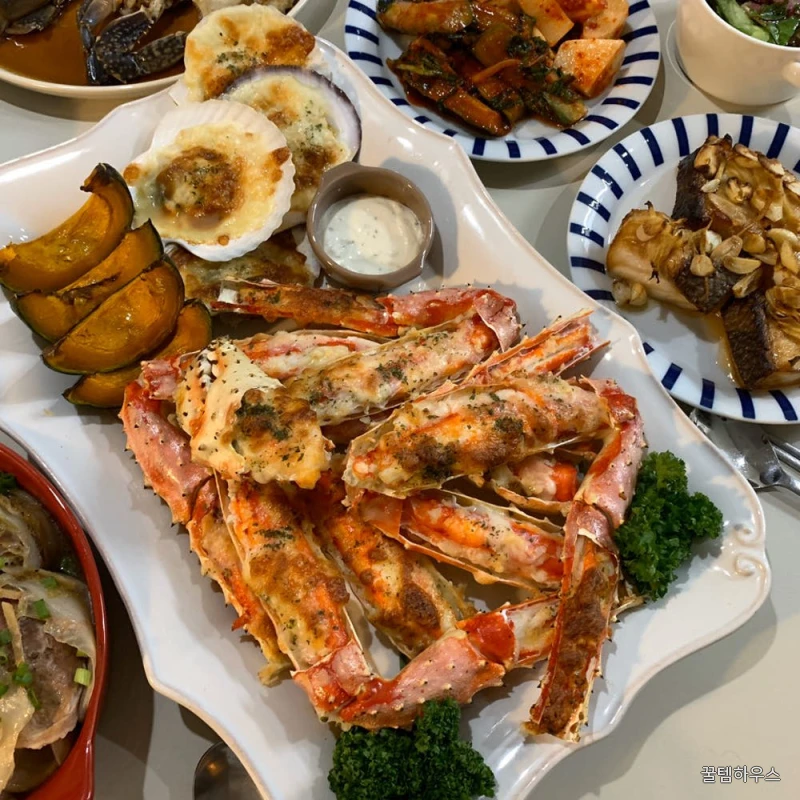 러시아 동해 속초 활 대왕 블루 킹크랩 자숙 선어 활어 1kg 시세 싯가 홈파티음식배달 상세 이미지 4