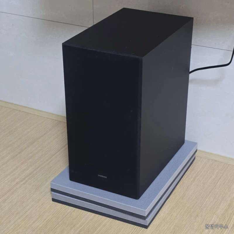 방진매트 패드 소음 진동방지 250x250x25T 2장 상세 이미지 3