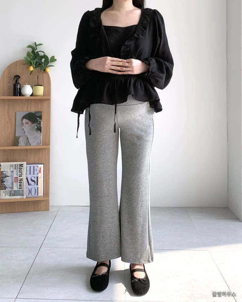 쫀쫀 나팔 임산부바지 만삭 조리원바지 상세 이미지 4